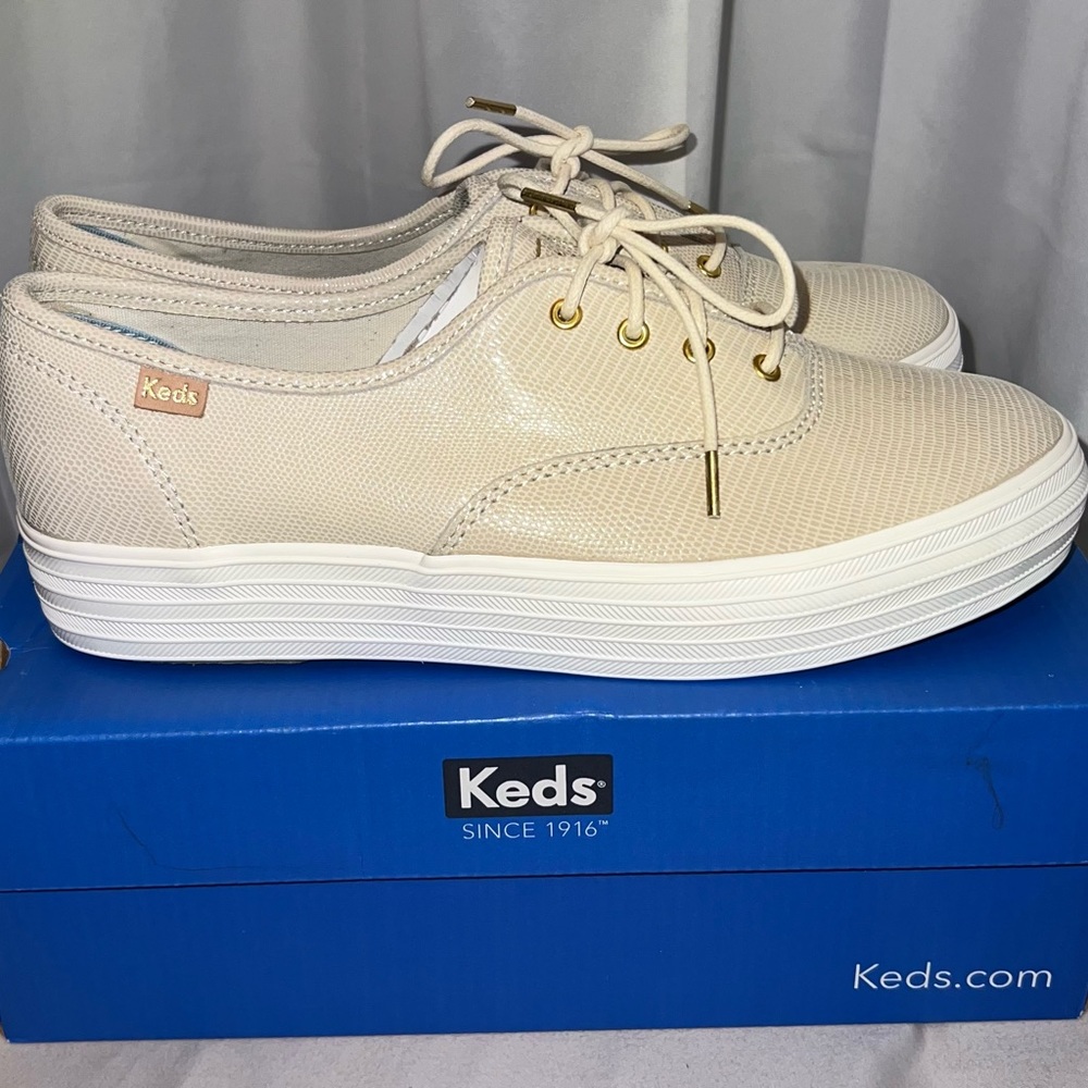 Keds Triple Pretty Leather sneaker